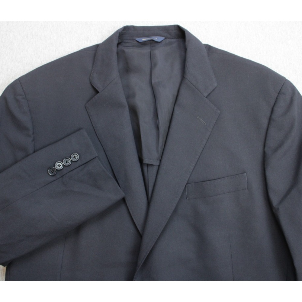 Brooks Brothers Blazer 46R Navy Blue Wool Blend Unstructured 2 Buttons